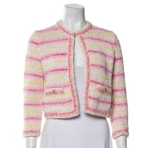 Chanel 2024 Knit Open Cardigan 38